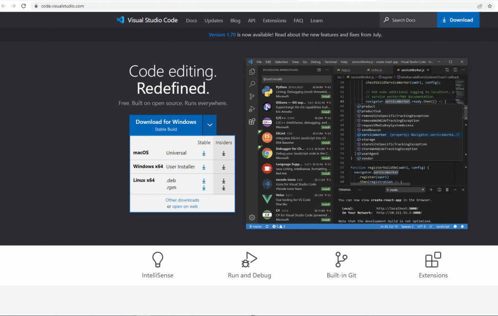 Download Visual Studio Code