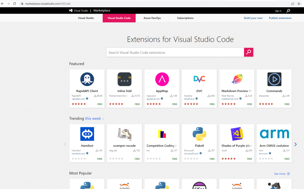Visual Studio Code Marketplace